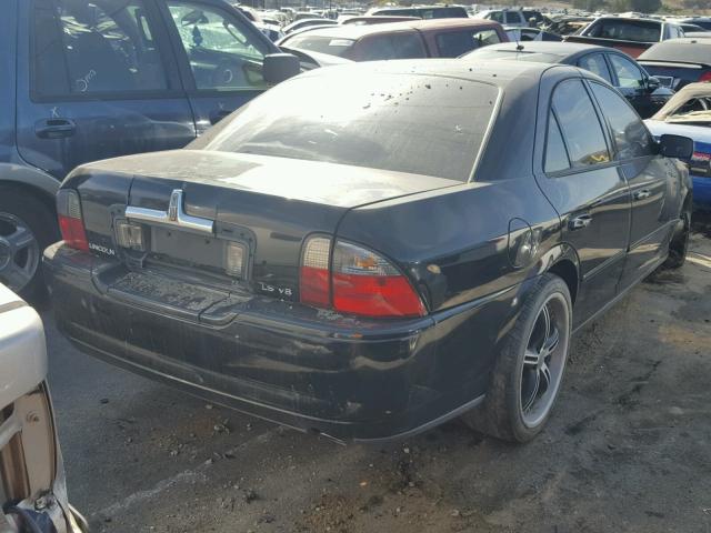 1LNHM87A44Y641322 - 2004 LINCOLN LS შავი ფოტო 4