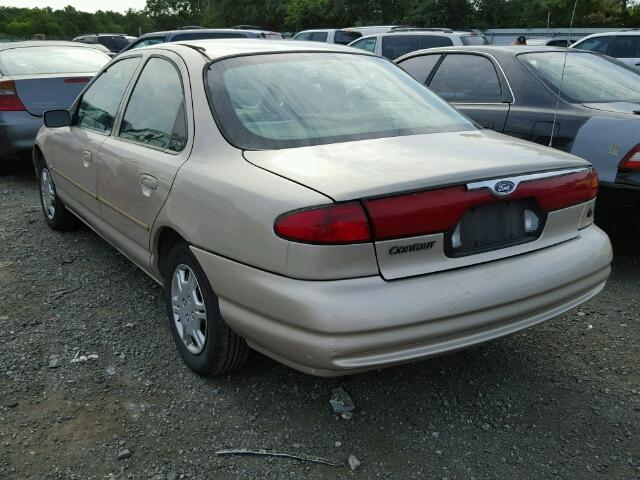 1FAFP6536XK148699 - 1999 FORD CONTOUR LX BEIGE photo 3