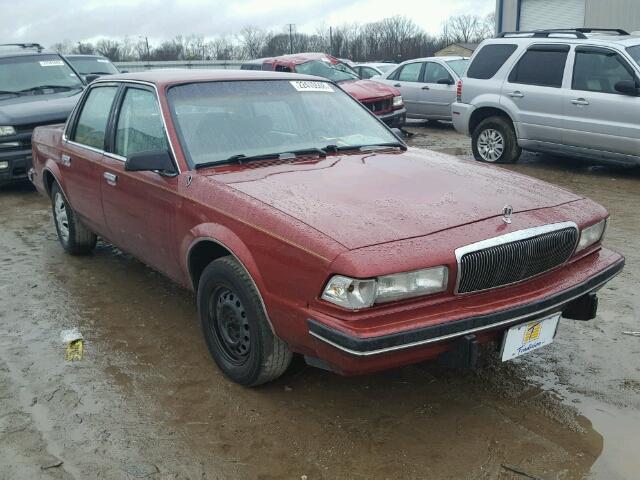 3G4AH54NXNS617336 - 1992 BUICK CENTURY CU MAROON photo 1