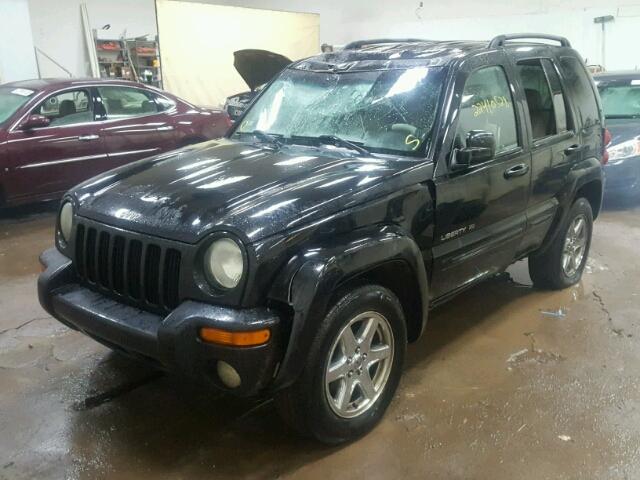 1J4GL58K93W612959 - 2003 JEEP LIBERTY LI BLACK photo 2