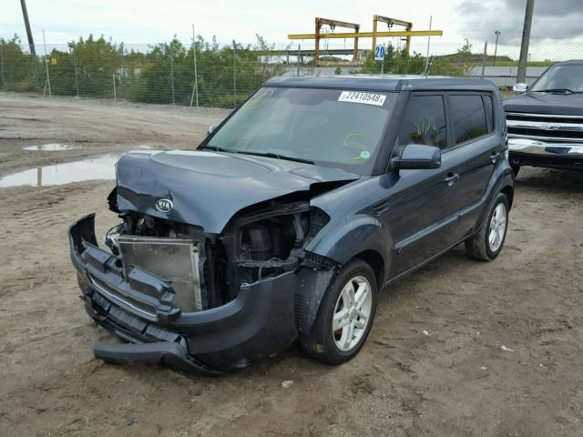 KNDJT2A23B7298433 - 2011 KIA SOUL + BLACK photo 2