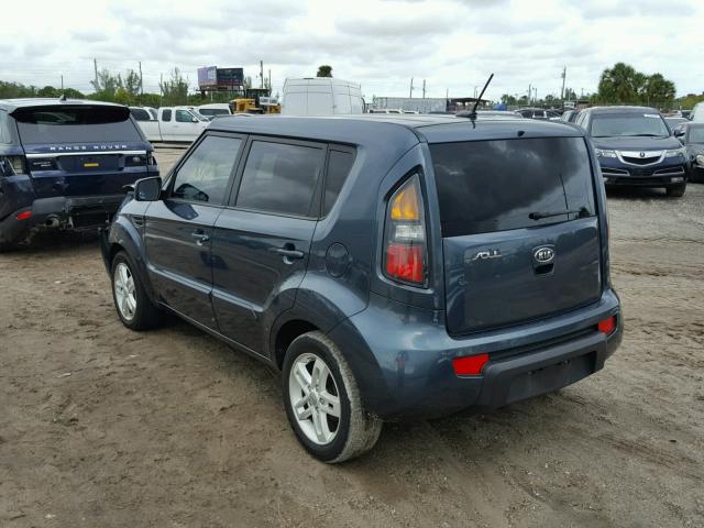 KNDJT2A23B7298433 - 2011 KIA SOUL + BLACK photo 3