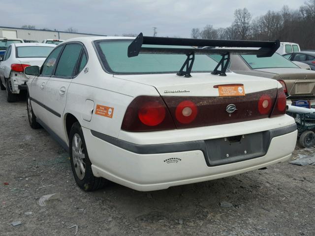 2G1WF52E139123114 - 2003 CHEVROLET IMPALA 白色 照片 3