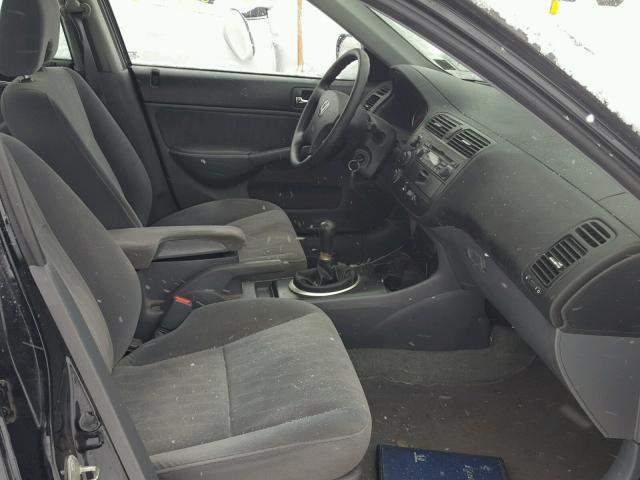 2HGES25784H547702 - 2004 HONDA CIVIC EX 黑色 照片 5