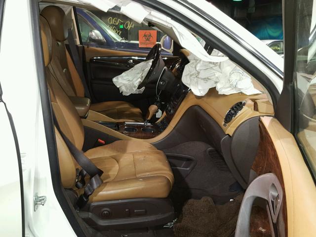 5GAKVBKD2FJ222209 - 2015 BUICK ENCLAVE თეთრი ფოტო 5