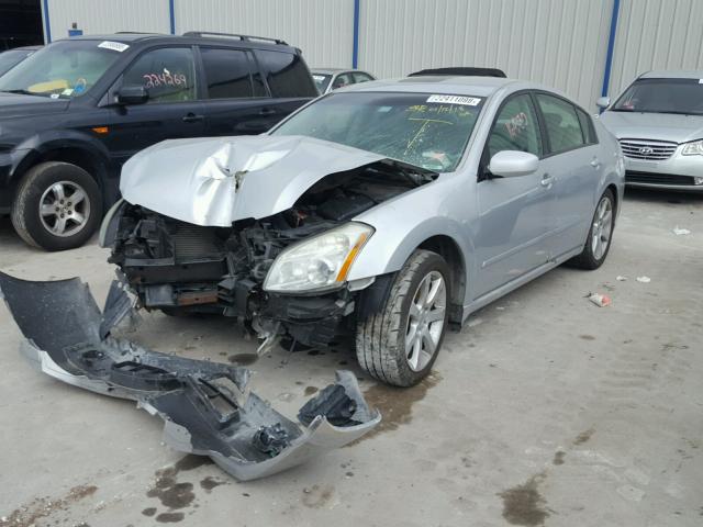 1N4BA41EX7C831060 - 2007 NISSAN MAXIMA SE SILVER photo 2