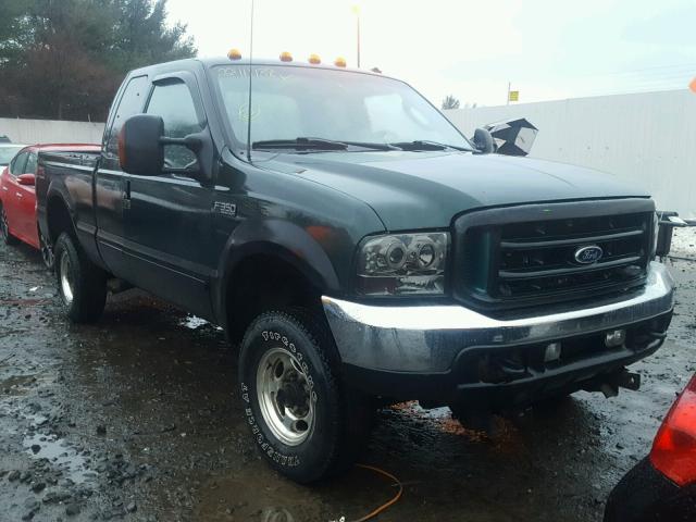 1FTSX31L83EC15941 - 2003 FORD F350 SRW S GREEN photo 1