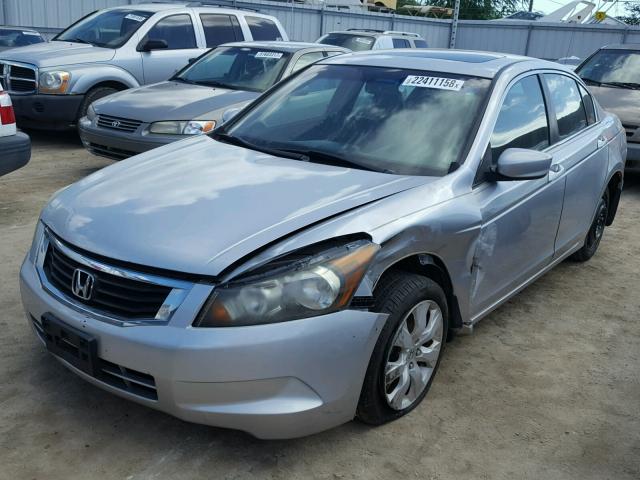 1HGCP26888A145375 - 2008 HONDA ACCORD EXL SILVER photo 2