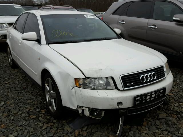 WAULT68E32A247286 - 2002 AUDI A4 3.0 QUA WHITE photo 1