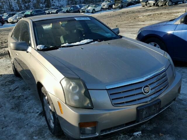 1G6DM577940142460 - 2004 CADILLAC CTS BEIGE photo 1