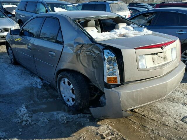 1G6DM577940142460 - 2004 CADILLAC CTS BEIGE photo 3