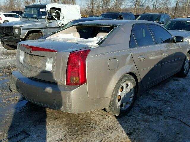 1G6DM577940142460 - 2004 CADILLAC CTS BEIGE photo 4