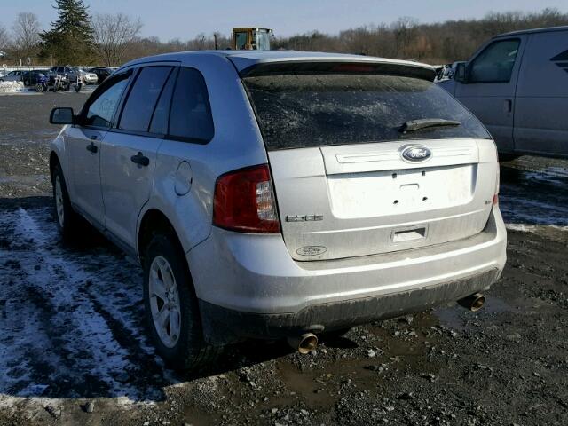 2FMDK4GC8DBB31051 - 2013 FORD EDGE SE GRAY photo 3