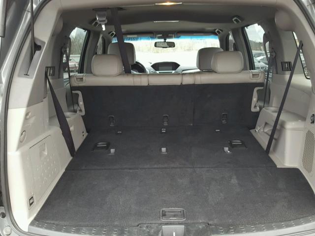 5FNYF38839B020061 - 2009 HONDA PILOT TOUR GRAY photo 9