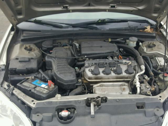 2HGES26745H576257 - 2005 HONDA CIVIC EX ოქროსფერი ფოტო 7