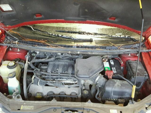 2FMDK48CX8BA69365 - 2008 FORD EDGE SEL RED photo 7