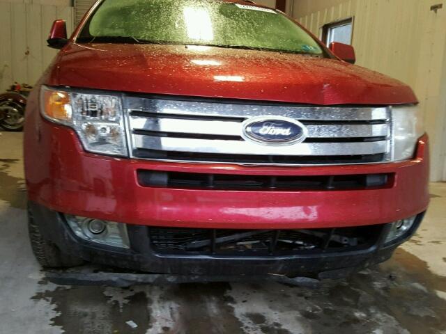 2FMDK48CX8BA69365 - 2008 FORD EDGE SEL RED photo 9