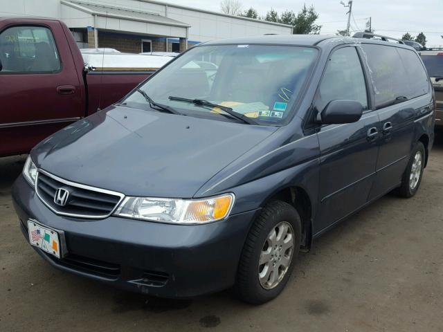 5FNRL18934B015770 - 2004 HONDA ODYSSEY EX GRAY photo 2