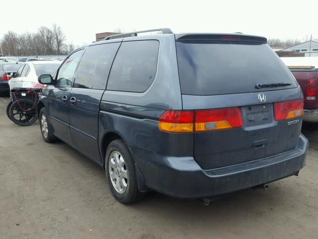 5FNRL18934B015770 - 2004 HONDA ODYSSEY EX GRAY photo 3