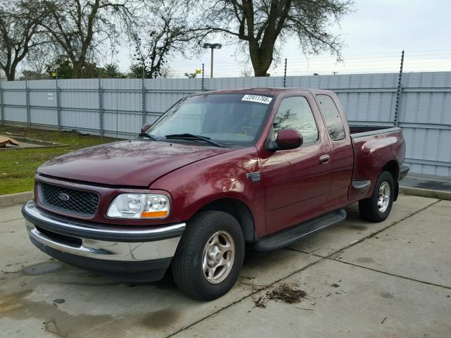 1FTZX0763WKB37668 - 1998 FORD F150 MAROON photo 2