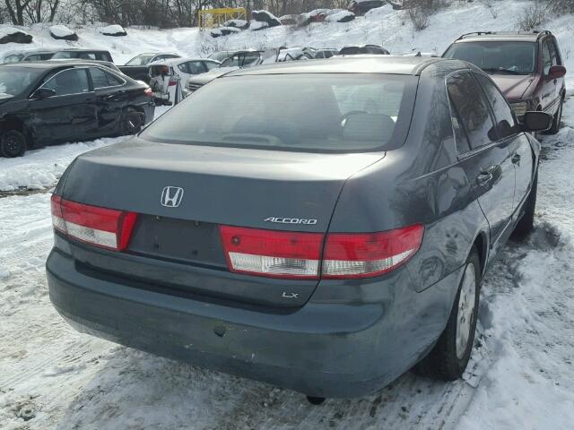 1HGCM56364A047079 - 2004 HONDA ACCORD LX TURQUOISE photo 4