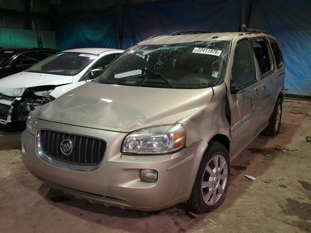 5GADV231X7D153668 - 2007 BUICK TERRAZA CX GOLD photo 2