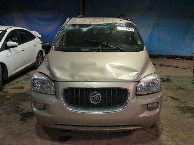 5GADV231X7D153668 - 2007 BUICK TERRAZA CX GOLD photo 9