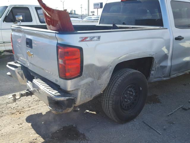 3GCUKREC8EG138343 - 2014 CHEVROLET SILVERADO SILVER photo 9