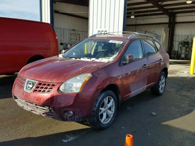 JN8AS58V78W129099 - 2008 NISSAN ROGUE S RED photo 2