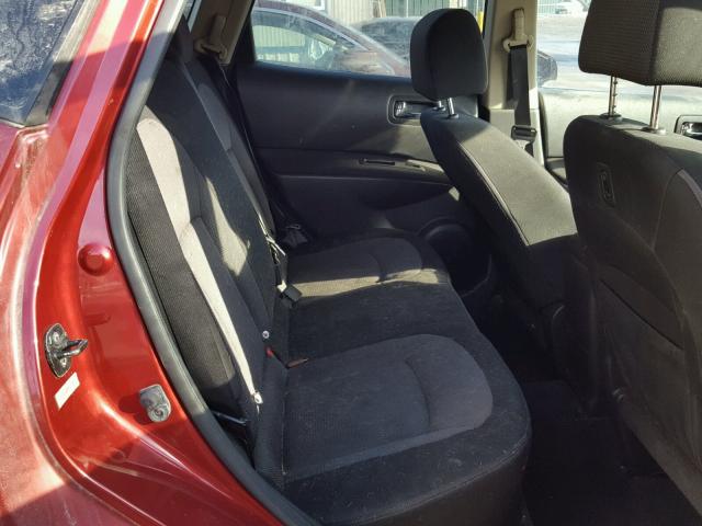 JN8AS58V78W129099 - 2008 NISSAN ROGUE S RED photo 6