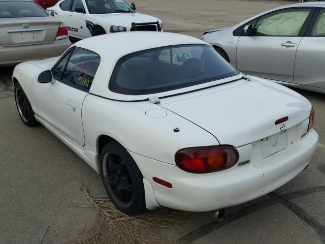 JM1NB353XY0154795 - 2000 MAZDA MX-5 MIATA WHITE photo 3