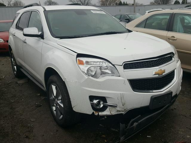 2GNALCEK0F6433512 - 2015 CHEVROLET EQUINOX LT WHITE photo 1