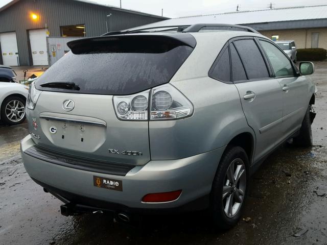 JTJHW31U760036830 - 2006 LEXUS RX 400 SILVER photo 4