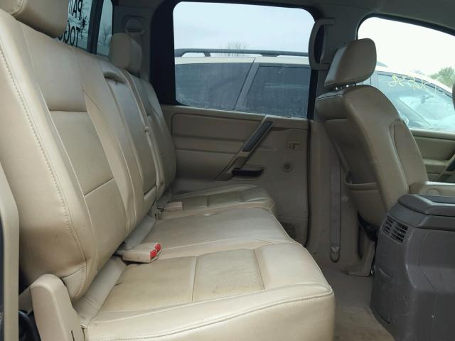 1N6AA07F08N331233 - 2008 NISSAN TITAN XE WHITE photo 6