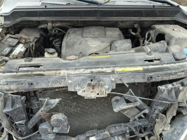 1N6AA07F08N331233 - 2008 NISSAN TITAN XE WHITE photo 7