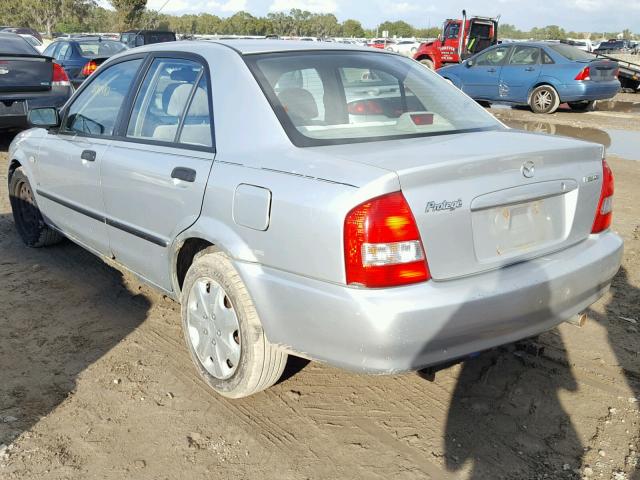 JM1BJ225330187443 - 2003 MAZDA PROTEGE DX SILVER photo 3