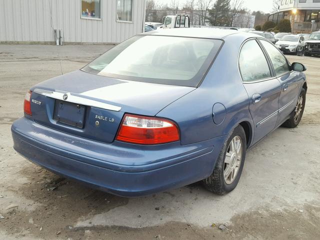 1MEFM55S14A604466 - 2004 MERCURY SABLE LS P BLUE photo 4