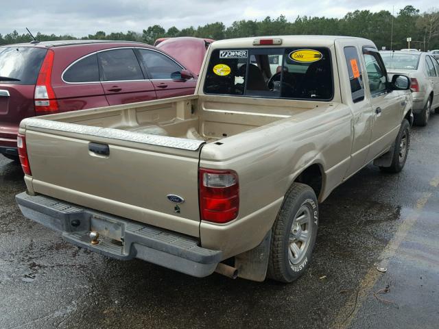 1FTYR14V41PB09851 - 2001 FORD RANGER SUP GOLD photo 4