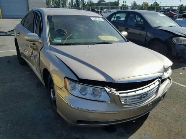 KMHFC46F76A099337 - 2006 HYUNDAI AZERA SE GOLD photo 1