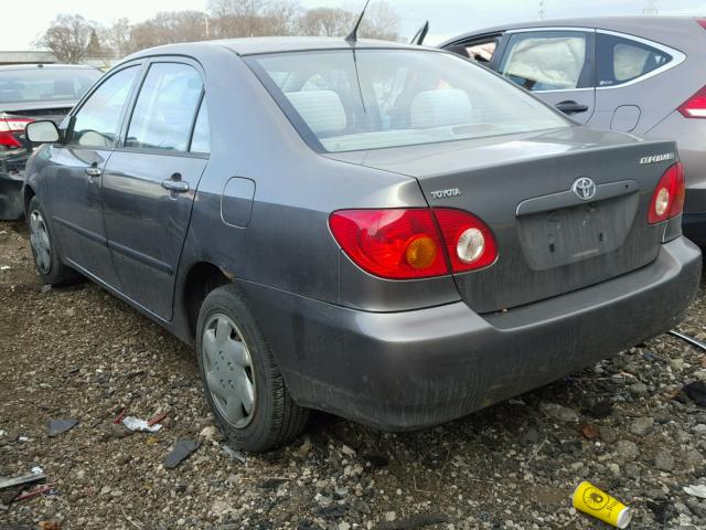 1NXBR32E83Z085607 - 2003 TOYOTA COROLLA CE BEIGE photo 3