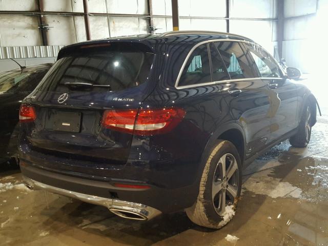 WDC0G4KB1GF030918 - 2016 MERCEDES-BENZ GLC 300 4M BLUE photo 4