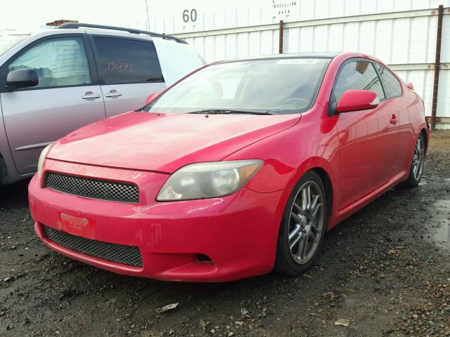 JTKDE177150060218 - 2005 TOYOTA SCION TC RED photo 2