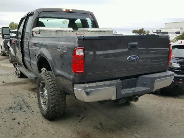 1FTSX21R58EB11686 - 2008 FORD F250 SUPER GRAY photo 3