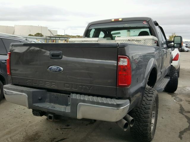 1FTSX21R58EB11686 - 2008 FORD F250 SUPER GRAY photo 4