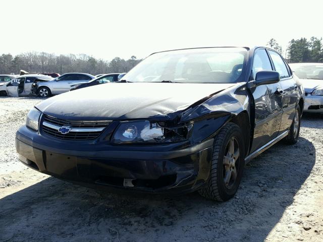 2G1WH52K439269152 - 2003 CHEVROLET IMPALA LS BLACK photo 2