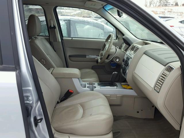 4M2CU97188KJ03651 - 2008 MERCURY MARINER PR SILVER photo 5