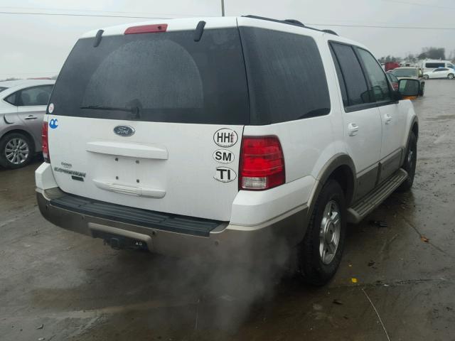 1FMPU17LX3LC31334 - 2003 FORD EXPEDITION WHITE photo 4