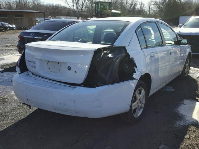 1G8AJ55F36Z154910 - 2006 SATURN ION LEVEL WHITE photo 4