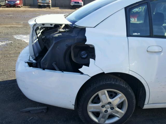 1G8AJ55F36Z154910 - 2006 SATURN ION LEVEL WHITE photo 9