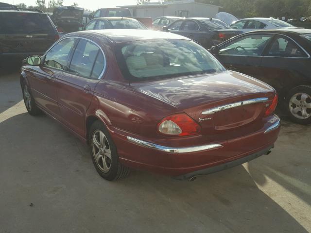 SAJEB51C72WC55884 - 2002 JAGUAR X-TYPE 3.0 RED photo 3